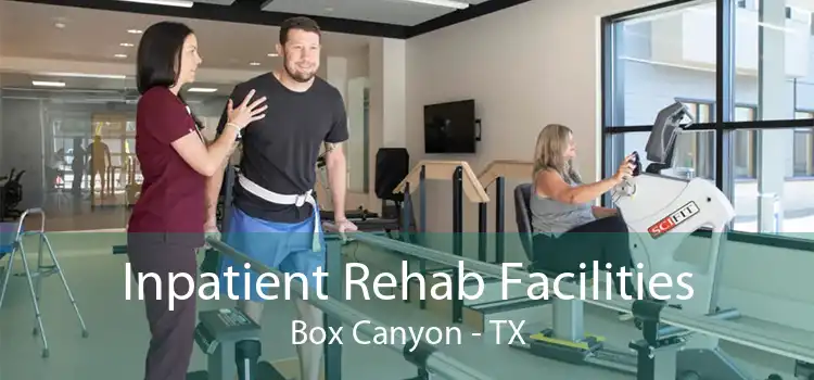 Inpatient Rehab Facilities Box Canyon - TX